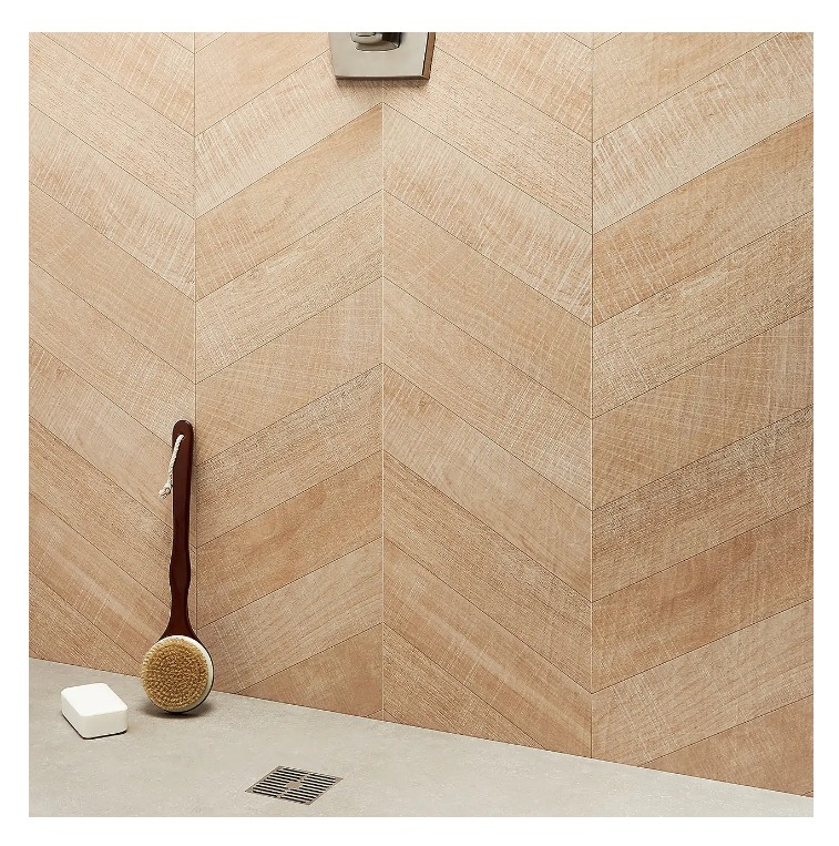 Kenridge Chevron Maple 61x122cm Wood Look Matte Porcelain Tile